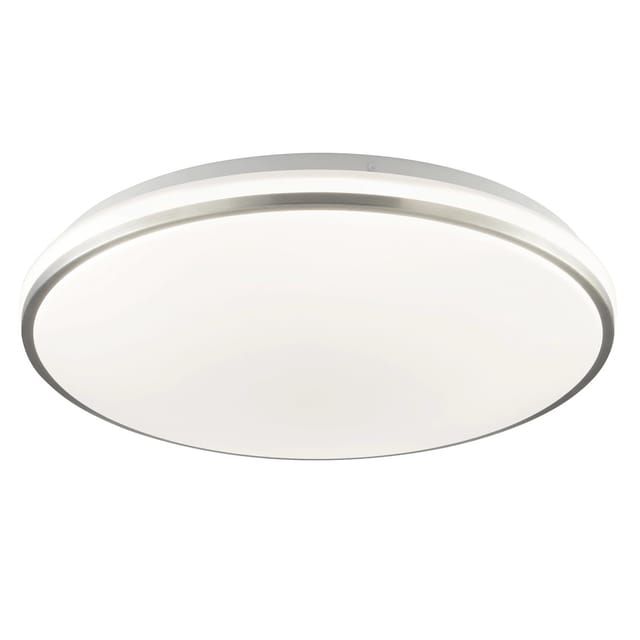 Brilliant LED Deckenleuchte Avalis Weiß/Gebürstetes Aluminium Ø 38 cm
