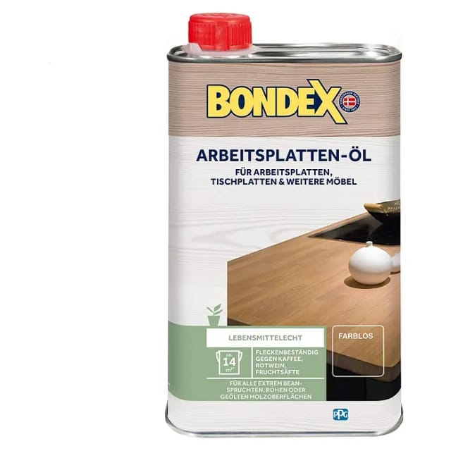 Bondex Arbeitsplatten-Öl Transparent 500 ml