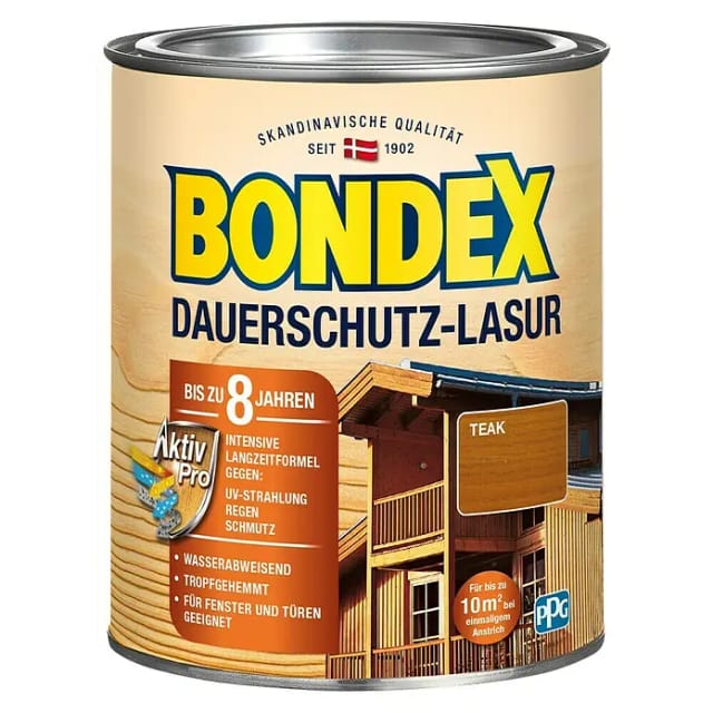 Bondex Dauerschutz-Lasur Teak 750 ml