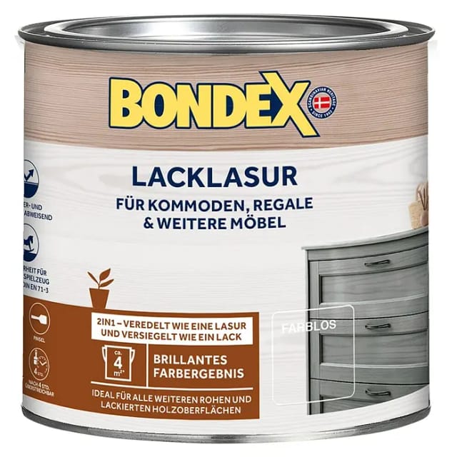 Bondex Lack-Lasur Transparent 375 ml