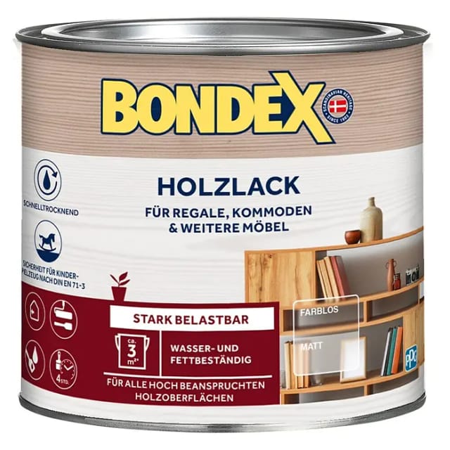 Bondex Holzlack Transparent matt 250 ml