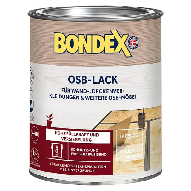 Bondex OSB Lack Transparent seidenglänzend 750 ml