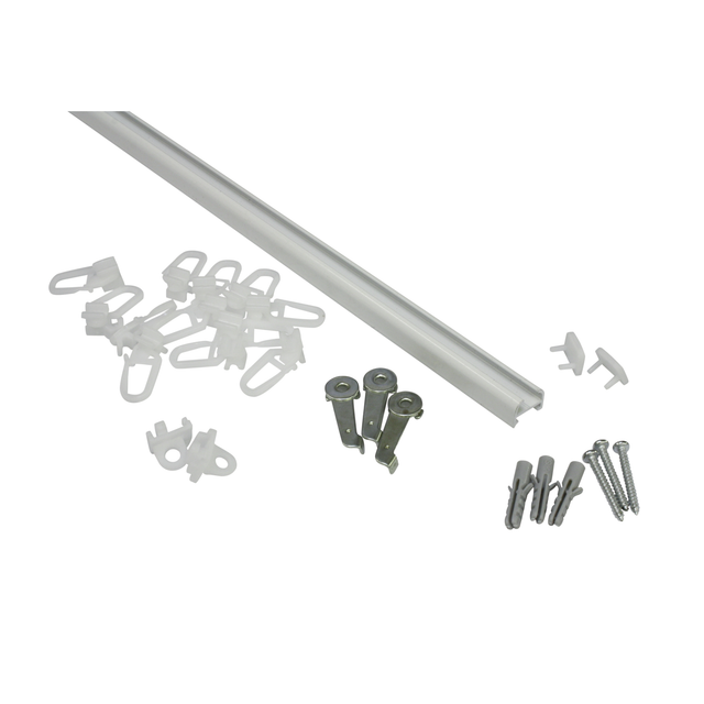 Gardinia Aluminiumschiene Weiß 210 cm