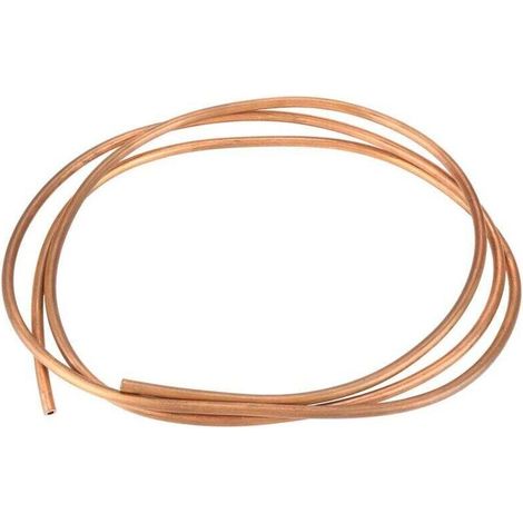 Ymyny 2m T2 Flexibles Kupferrohr, Kupferrohr Für Kältemittelleitungen, Außendurchmesser 6 Mm, Innendurchmesser 4 Mm, Wandstärke Für Kältemittel (außendurchmesser 6 Mm, Innendurchmesser 4 Mm)