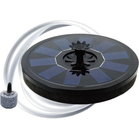 Ymyny – Solar-teichbelüfter, Schwimmende Sauerstoffpumpe 5v/1,5w – Für Aquarien Und Vogeltränken – Umweltfreundlich Und Sparsam