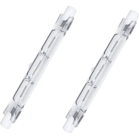 2-teilige Dimmbare Halogenlampen R7s Warmweiß 2700k (78 Mm, 80 W 1250 Lm) [energieklasse G]