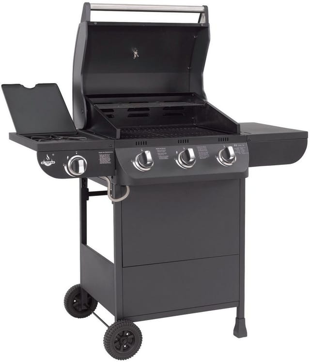 El Fuego Gasgrill Columbus 3-Brenner + Seitenkocher ca. 117,5 x 107,5 x 58,5 cm