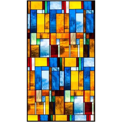 Ymyny – Blickdichte, Selbstklebende Fensterfolie 40 X 100 Cm – Pvc Und Pet – 95 % Lichtdurchlässigkeit – 99 % Uv-schutz – Hoher Sichtschutz