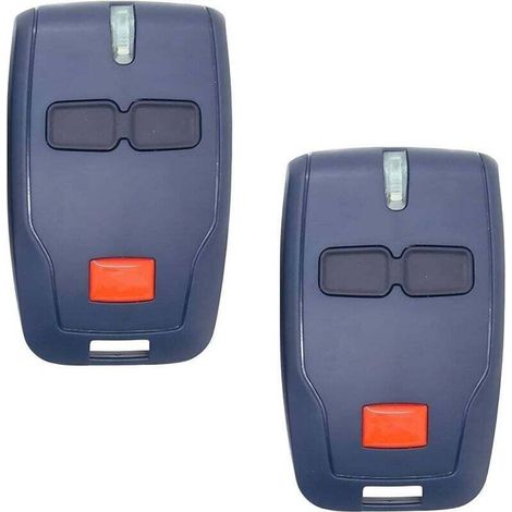 Ymyny – 2er-pack Universalfernbedienungen 433 Mhz – Kompatibel Mit Bft Mitto 2 – Rolling-code-fernbedienung – Robustes Abs-kunststoffgehäuse