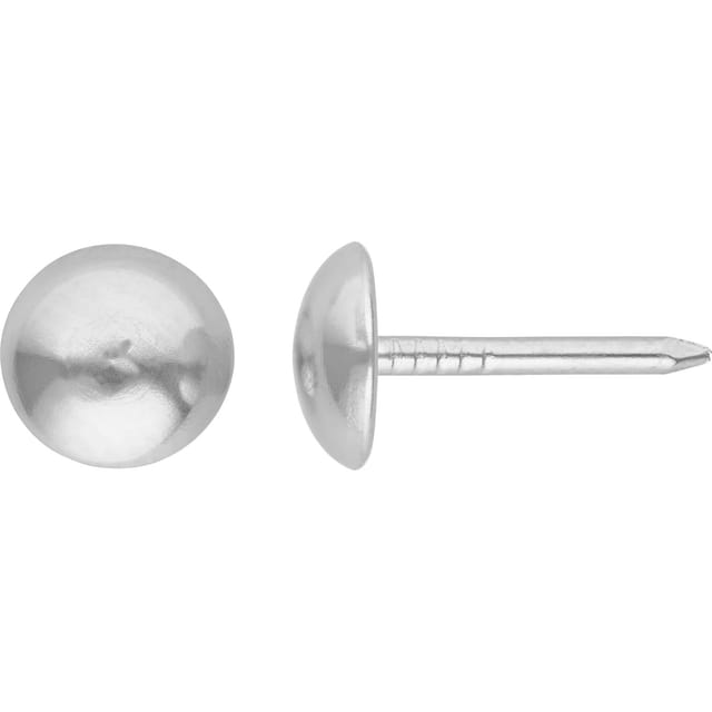 Polsternägel 9 mm x 12,5 mm vernickelt 55 Stück