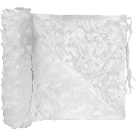 Perforiertes Sonnensegel – 120 G/m² – Polyester – Quadratisch – 3 X 3 M – Weiß – Für Balkon, Terrasse Und Garten