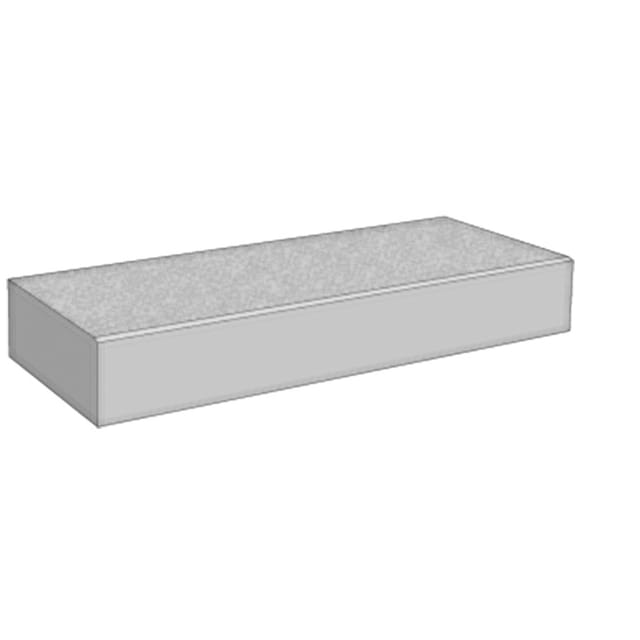 Kann Blockstufe Grau 100 cm x 34 cm x 15 cm