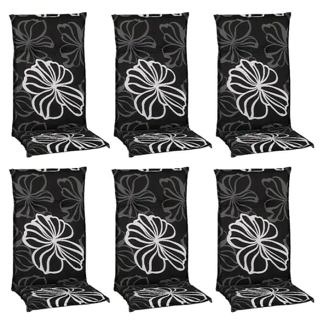 Beo Saumauflage Boston 6er-Set Hochlehner Schwarz-Weiß