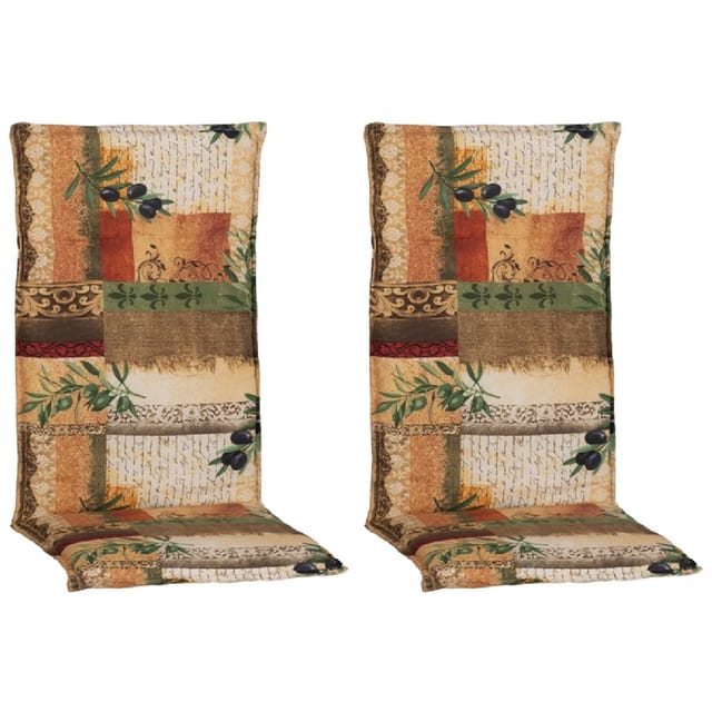 Beo Sitzauflage Hochlehner Glasgow 2er-Set Beige-Natur