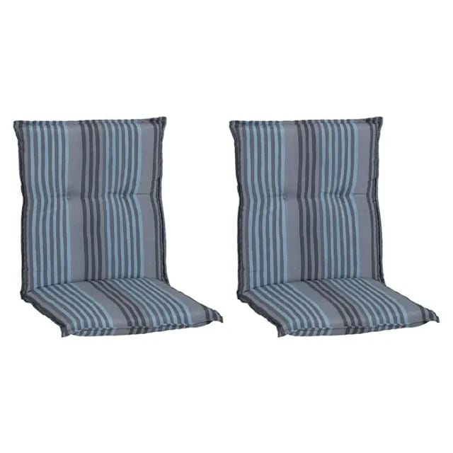 Beo Sitzauflage Niedriglehner Tissa 2er-Set Blau-Grau