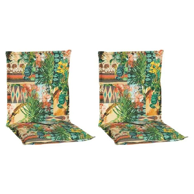 Beo Sitzauflage Niedriglehner Texas 2er Set mit Dschungel Design