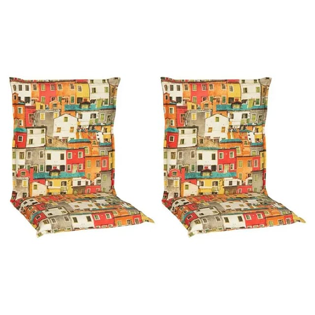 Beo Sitzauflage Niedriglehner Tours 2er Set mit Hausdesign