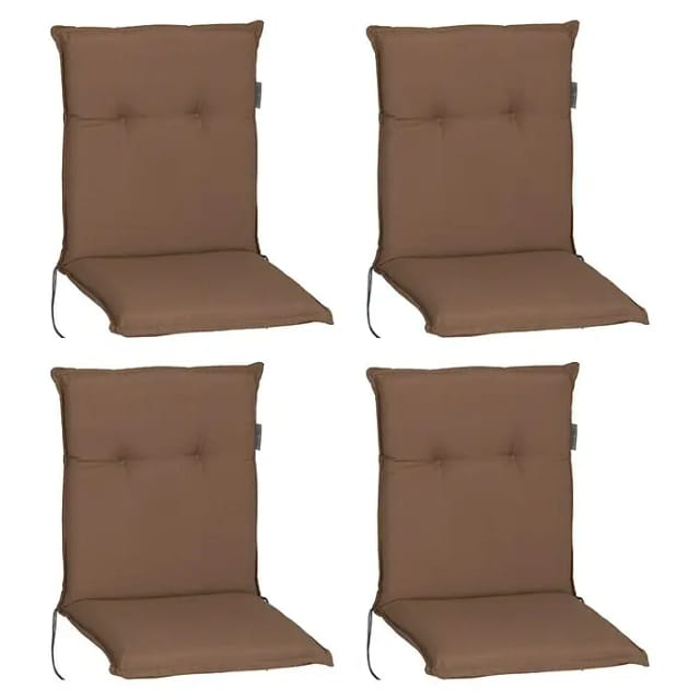 Beo Sitzauflage Niedriglehner Tolonaro 4er-Set DunkelBraun