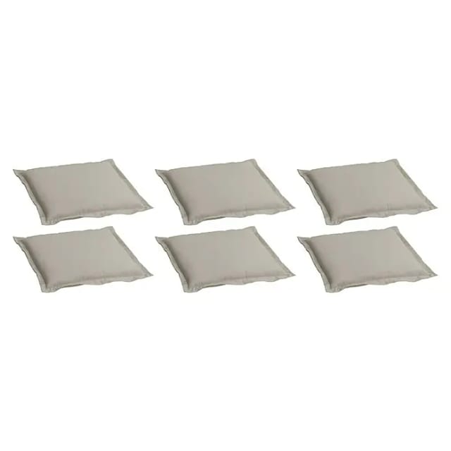 Beo Bankauflage für 1-er Sitz 6er-Set Beige