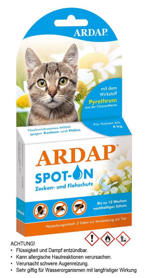 Ardap Spot-On für Katzen bis 4 kg