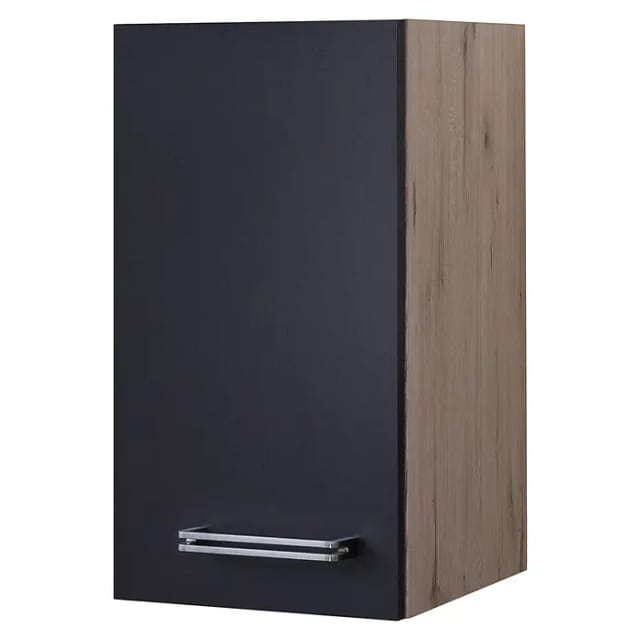 Flex-Well Exclusiv Küchen-Hängeschrank Lara 30 cm Anthrazit-San Remo Eiche