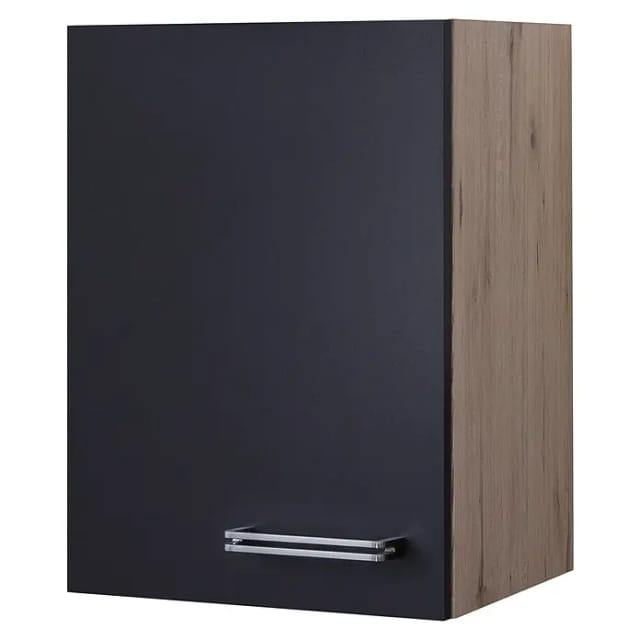 Flex-Well Exclusiv Küchen-Hängeschrank Lara 40 cm Anthrazit-San Remo Eiche