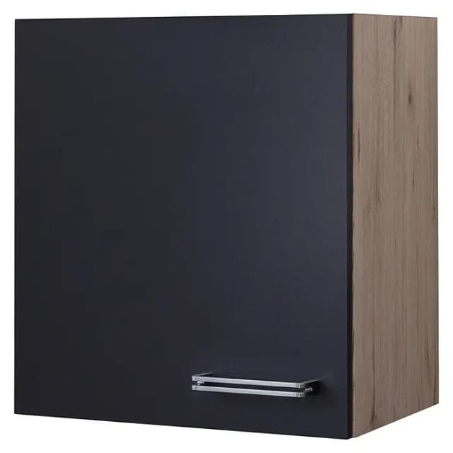 Flex-Well Exclusiv Küchen-Hängeschrank Lara 50 cm Anthrazit-San Remo Eiche