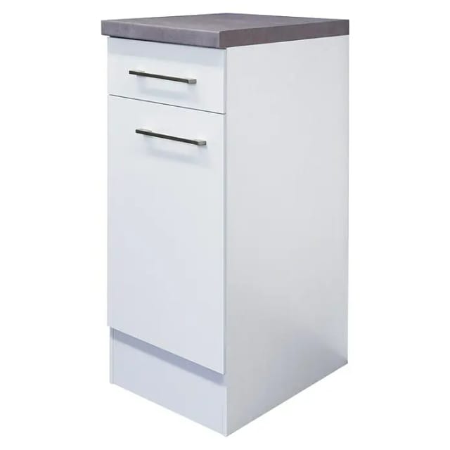 Flex-Well Exclusiv Küchen-Unterschrank Joelina 30 cm Weiß