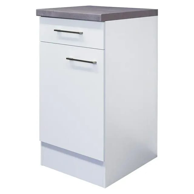 Flex-Well Exclusiv Küchen-Unterschrank Joelina 40 cm Weiß