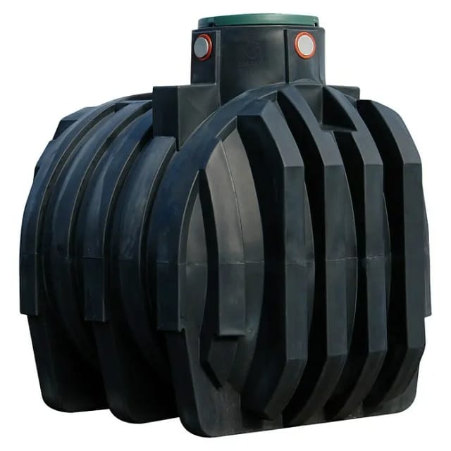 4rain Retentionszisterne Mono 6800, Schwarz