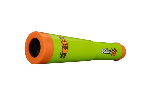 DieMaus Teleskop Kinderfernrohr 8 x 32 Grün-Orange