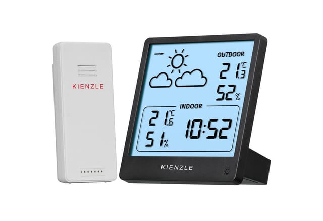 Kienzle Funk-Wetterstation Slim Schwarz