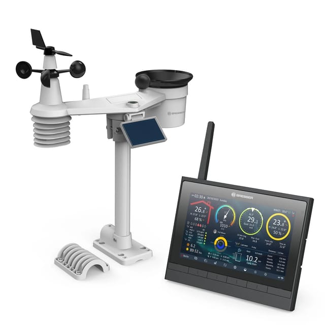 Bresser WLAN-Wetterstation MeteoChamp HD-Display 9-in-1