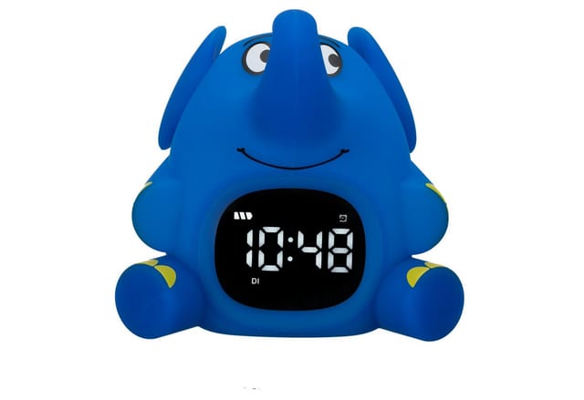 DieMaus Lichtwecker für Kinder Elefant-Design Blau