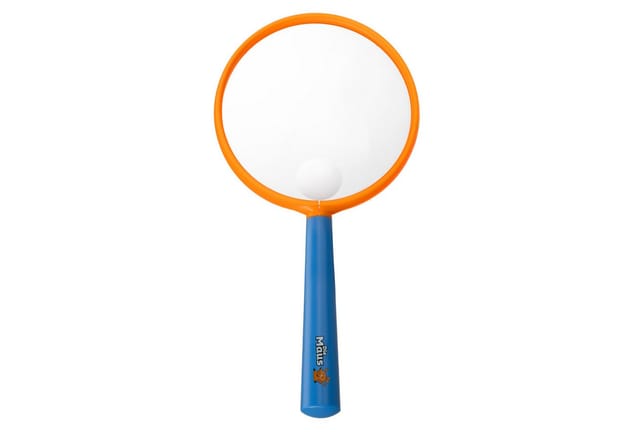 DieMaus Lupe für Kinder Orange-Blau