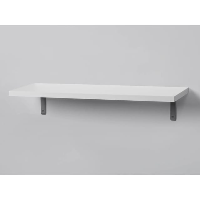 Holz-Wandregal Oldham 60 cm x 20 cm Weiß