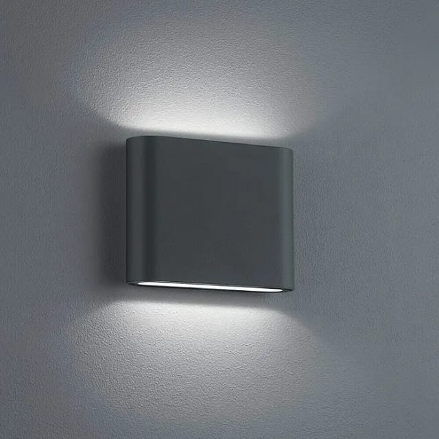 Trio LED-Wandleuchte Thames II Anthrazit