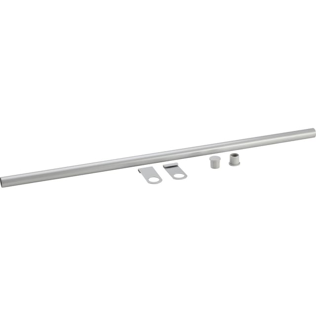 Metall-Kleiderstange 80 cm x 3,5 cm Weiß-Alu