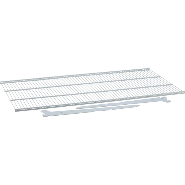 Metall-Drahtboden-Set 43 cm x 80,5 cm Weiß-Alu