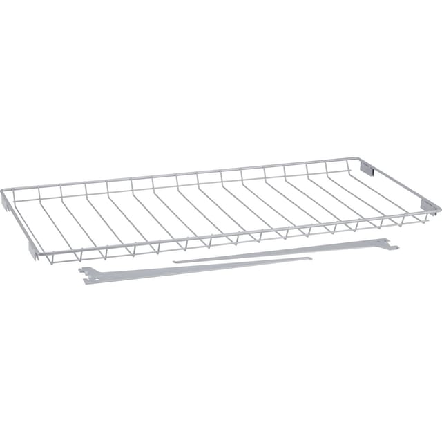 Metall-Flaschenregal 80 cm x 40 cm Weiß-Alu