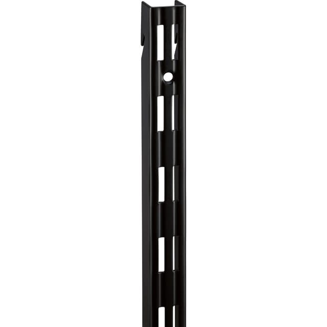 Metall-Wandschiene 2-reihig 100 cm Schwarz