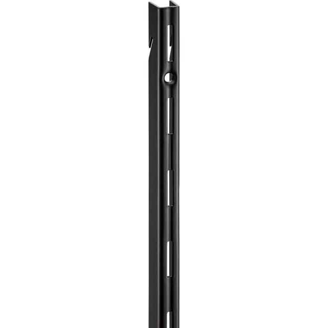 Metall-Wandschiene 1-reihig 200 cm Schwarz