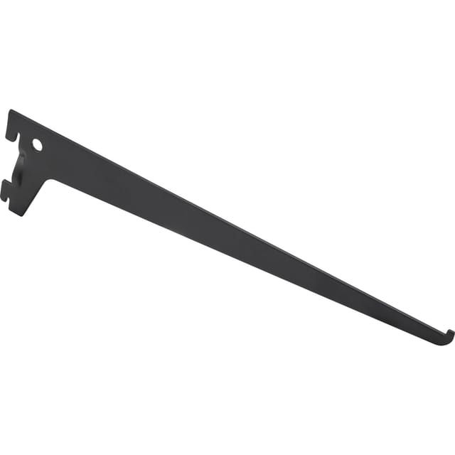 Metall-Winkelträger 1-reihig 30 cm Schwarz