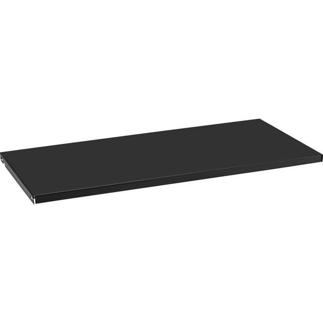 Stahl-Fachboden 60 cm x 30,5 cm x 1,7 cm Schwarz