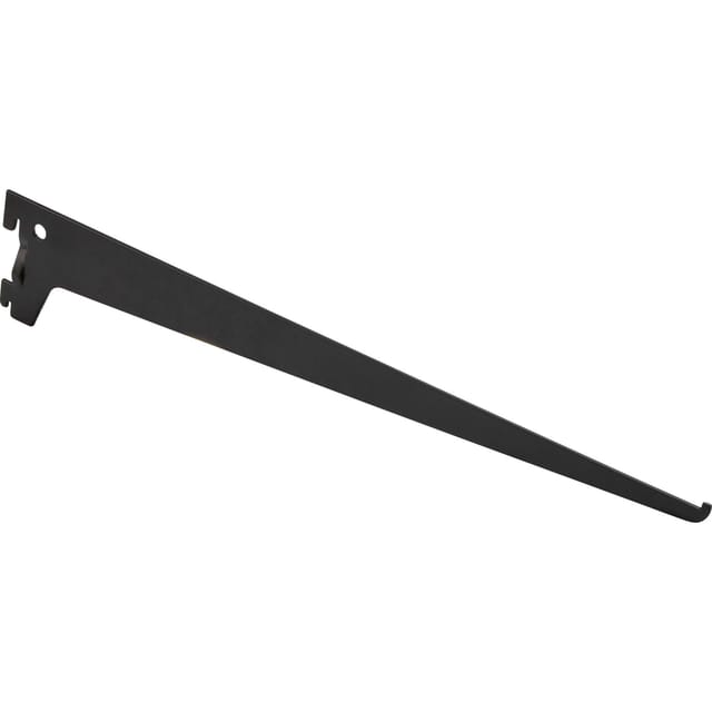 Metall-Winkelträger 1-reihig 40 cm Schwarz
