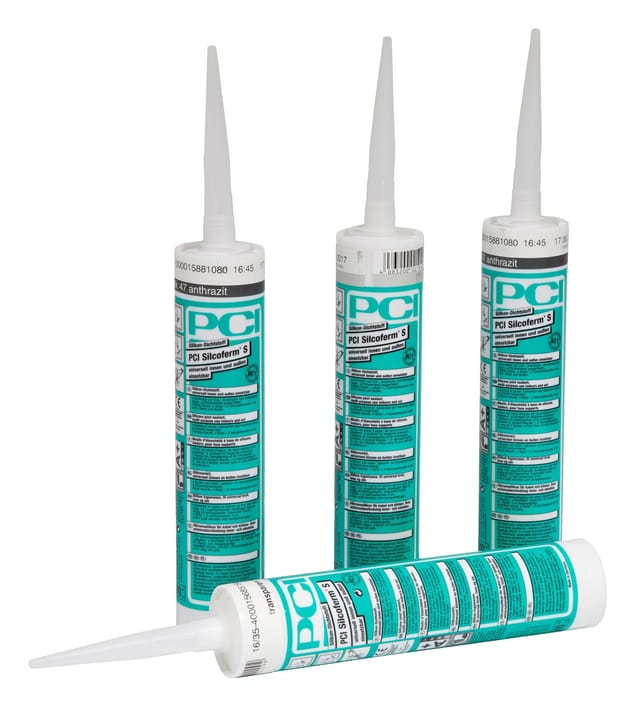 PCI Silcoferm S Silikon-Dichtstoff Silbergrau 310 ml