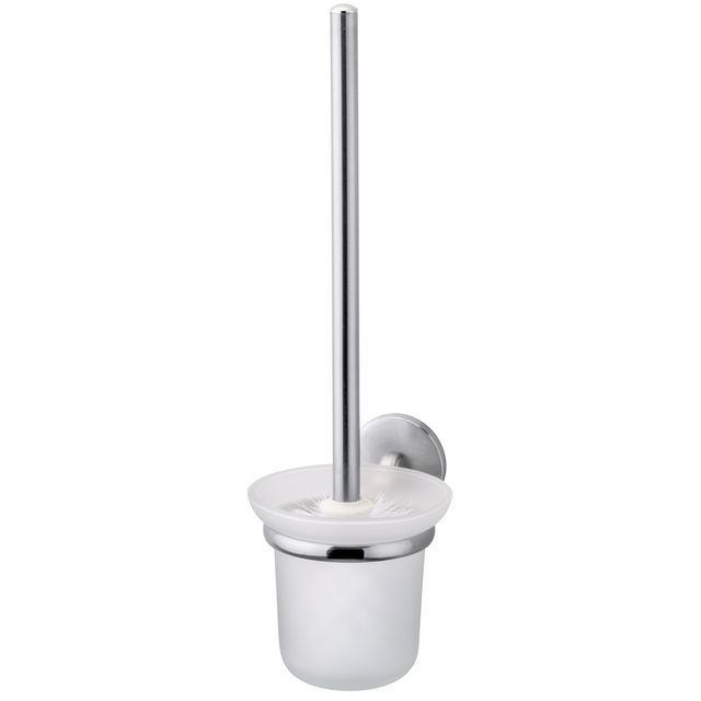 Fackelmann Toilettenbürste mit Halter Fusion Edelstahloptik