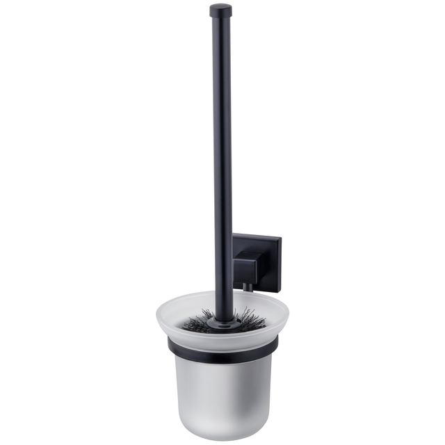 Fackelmann Toilettenbürste mit Halter New York Schwarz