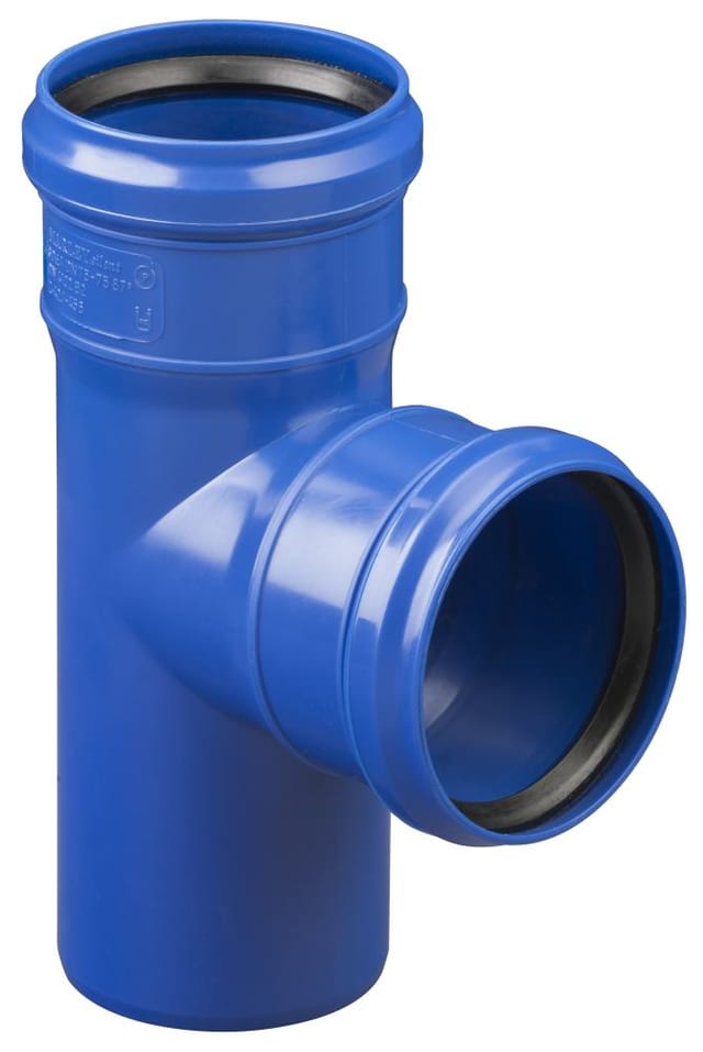 Marley HT Silent Abwasser-Rohrsystem Abzweig DN 110/75, 87°