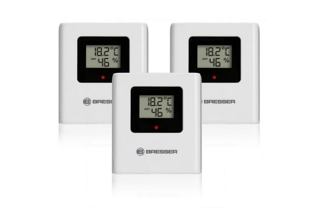 Bresser Thermo-Hygrometer Quadro NV Weiß